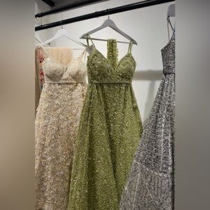 Seema Gujral Green 3-Piece Designer Lengha